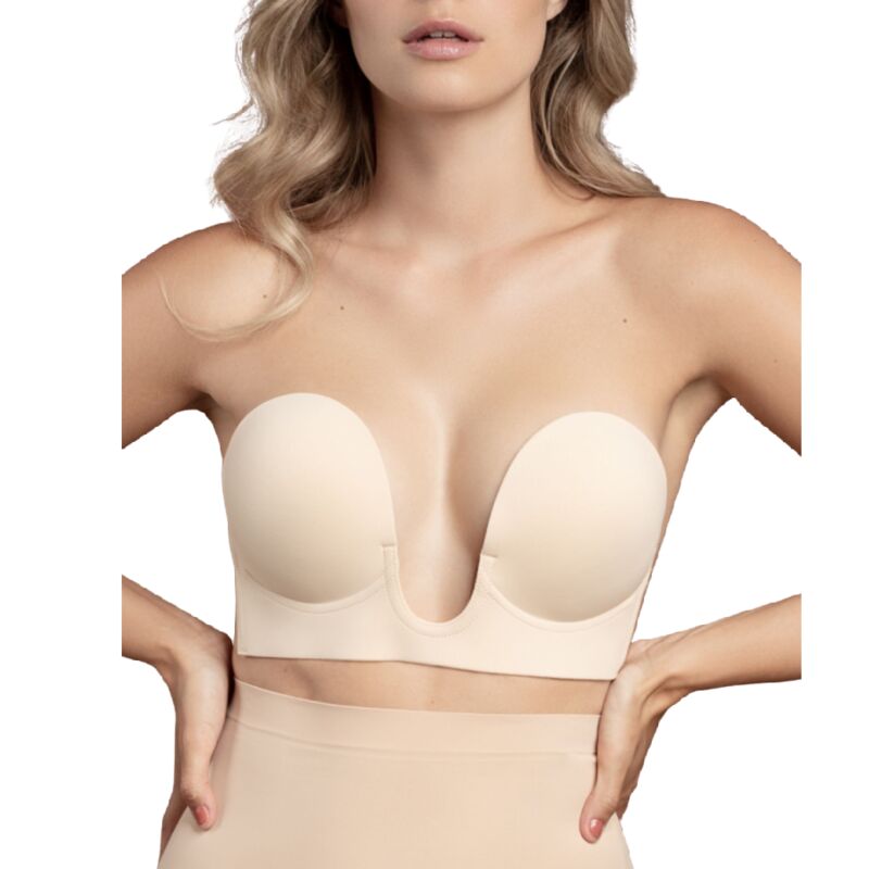 BYE-BRA - SOUTIEN-GORGE SANS POIGNÉES BEIGE BONNET B