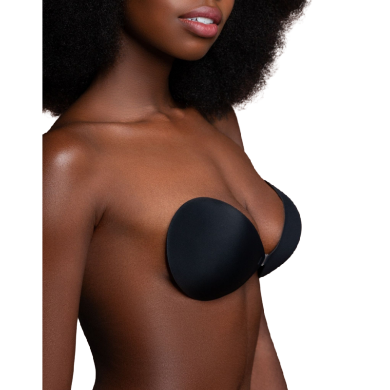 BYE-BRA - SOUTIEN-GORGE INVISIBLE NOIR BONNET A