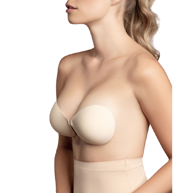 BYE-BRA - SOUTIEN-GORGE INVISIBLE BEIGE BONNET A