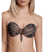 BYE-BRA - SOUTIEN-GORGE ADHÉSIF EMPLACEMENT & BRODERIE BONNET A