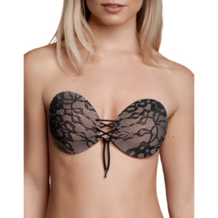 BYE-BRA - SOUTIEN-GORGE ADHÉSIF EMPLACEMENT & BRODERIE BONNET C