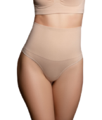 BYE-BRA - FAONNEUR SANS POINTS STYLE STRING BEIGE TAILLE S