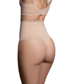 BYE-BRA - FAONNEUR SANS POINTS STYLE STRING BEIGE TAILLE S