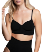 BYE-BRA - MEDIUM CONTROL SOUTIEN-GORGE SANS POINTS NOIR TAILLE S