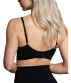 BYE-BRA - MEDIUM CONTROL SOUTIEN-GORGE SANS POINTS NOIR TAILLE S