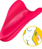 SATISFYER - VIBRATEUR  DOIGTS HIGH FLY FUCHSIA