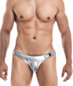 CUT4MEN - LOW RISE BRIEF SILVER XL