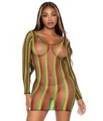 LEG AVENUE - RASTA MINI ROBE TAILLE UNIQUE