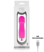 DOLCE VITA - VIBRATEUR RECHARGEABLE TROIS ROSE 7 VITESSES