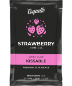 COQUETTE COSMETICS - LUBRIFIANT KISSABLE BASE DEAU DE FRAISE POCHE 10 ML