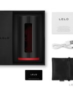 LELO - MASTURBATEUR F1S V2 AVEC TECHNOLOGIE SDK ROUGE - NOIR