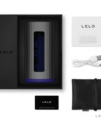 LELO - MASTURBATEUR F1S V2 AVEC TECHNOLOGIE SDK BLEU ET MÉTAL