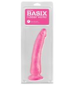 BASIX - JELLY PÉNIS SLIM 19 CM ROSE