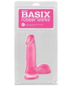 BASIX - CAOUTCHOUC WORKS PÉNIS 16 CM ROSE