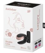 SATISFYER - VIBRATEUR DOUBLE LOVE LUXURY PARTNER NOIR