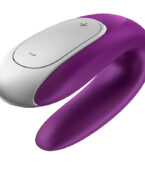 SATISFYER - VIBRATEUR PARTENAIRE DOUBLE FUN VIOLET