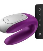 SATISFYER - VIBRATEUR PARTENAIRE DOUBLE FUN VIOLET