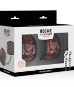 BEGME - MENOTTES PREMIUM ÉDITION ROUGE AVEC DOUBLURE EN NÉOPRÈNE