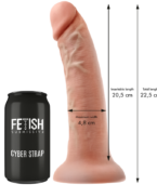 FETISH SUBMISSIVE CYBER STRAP - HARNAIS AVEC TÉLÉCOMMANDE DILDO WATCHME L TECHNOLOGIE