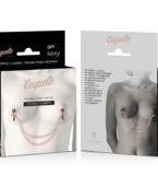 COQUETTE CHIC DESIRE - PINCES METELONS FANTAISIE EN MÉTAL AVEC CHAÎNE