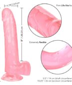 CALEXOTICS - GODE REINE TAILLE ROSE 20.3 CM