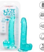 CALEXOTICS - GODE TAILLE REINE BLEU 20.3 CM