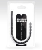 ALL BLACK - SONDE URÉTRALE EN SILICONE 6/8 MM