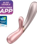 SATISFYER - VIBRATEUR HOT LOVER ROSE & BEIGE