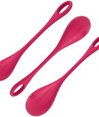 SATISFYER - ENSEMBLE ENTRAÎNEMENT YONI POWER 1 ROUGE