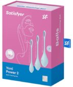 SATISFYER - ENSEMBLE ENTRAÎNEMENT YONI POWER 2 BLEU