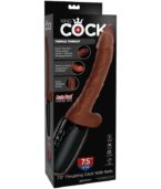 KING COCK - PLUS TRIPLE MENACE TON DE PEAU MARRON