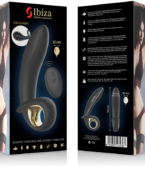 IBIZA - VIBRATEUR ANAL/VAGINAL GONFLABLE PUISSANT TÉLÉCOMMANDE