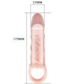 BAILE - GAINE DEXTENSION DE PÉNIS AVEC SANGLE POUR TESTICULES 13