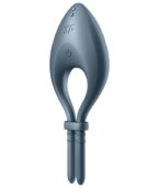 SATISFYER - APPLICATION BULLSEYE RING VIBRATOR GRIS