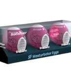 SATISFYER - 3 OEUFS MASTURBATEURS BUBBLE