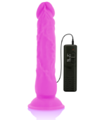 DIVERSIA - DILDO VIBRANT FLEXIBLE VIOLET 21 CM -O- 4.9 CM