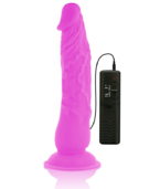 DIVERSIA - DILDO VIBRANT FLEXIBLE VIOLET 21 CM -O- 4.9 CM