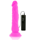 DIVERSIA - DILDO VIBRANT FLEXIBLE VIOLET 21 CM -O- 4.9 CM