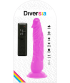 DIVERSIA - DILDO VIBRANT FLEXIBLE VIOLET 21 CM -O- 4.9 CM