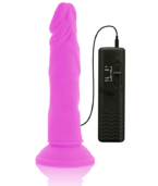 DIVERSIA - DILDO VIBRANT FLEXIBLE VIOLET 23 CM -O- 4.3 CM