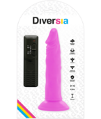 DIVERSIA - DILDO VIBRANT FLEXIBLE VIOLET 23 CM -O- 4.3 CM