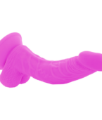 DIVERSIA - DILDO VIBRANT FLEXIBLE VIOLET 21.5 CM -O- 4.5 CM