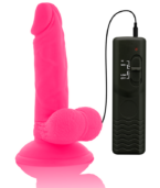 DIVERSIA - DILDO VIBRANT FLEXIBLE ROSE 17 CM -O- 3.3 CM