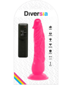 DIVERSIA - DILDO VIBRANT FLEXIBLE ROSE 21 CM -O- 4.9 CM