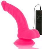 DIVERSIA - DILDO VIBRANT FLEXIBLE ROSE 21.5 CM -O- 4.5 CM