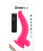 DIVERSIA - DILDO VIBRANT FLEXIBLE ROSE 21.5 CM -O- 4.5 CM