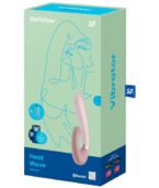 SATISFYER - APPLICATION HEAT WAVE VIBRATOR ROSE