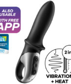 SATISFYER - APPLICATION DE VIBRATEUR ANAL HOT PASSION NOIR