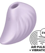 SATISFYER - STIMULATEUR ET VIBRATEUR PEARL DIVER VIOLETTE