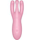 SATISFYER - APPLICATION VIBRATEUR THREESOME 4 ROSE